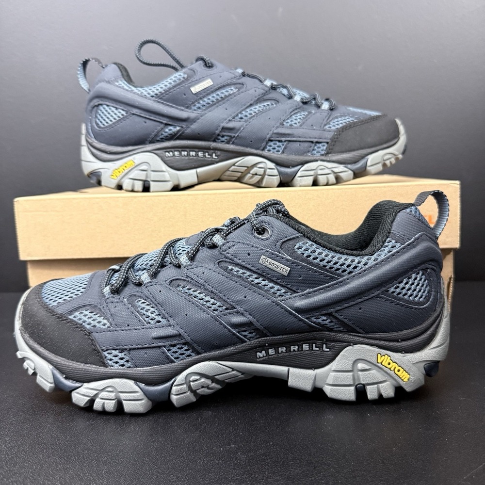 Merrell NWT Men's Navy Marine Moab 2 GTX Mens Waterproof‎ Athletic Shoes Size 9